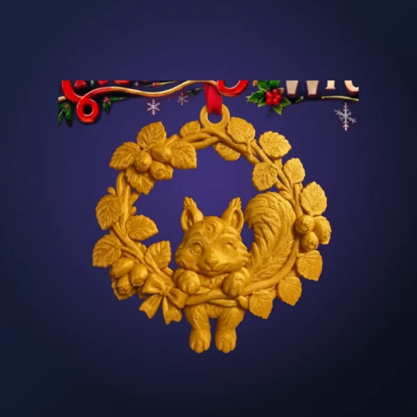 Kerstkrans – Eekhoorn